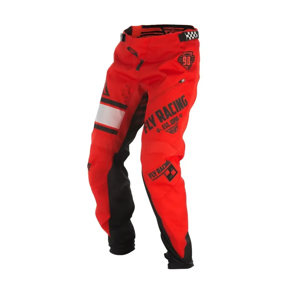 Fly Kinetic Era Bicycle Pant Red/Black Adult 34